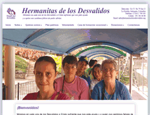 Tablet Screenshot of hermanitasdelosdesvalidos.org
